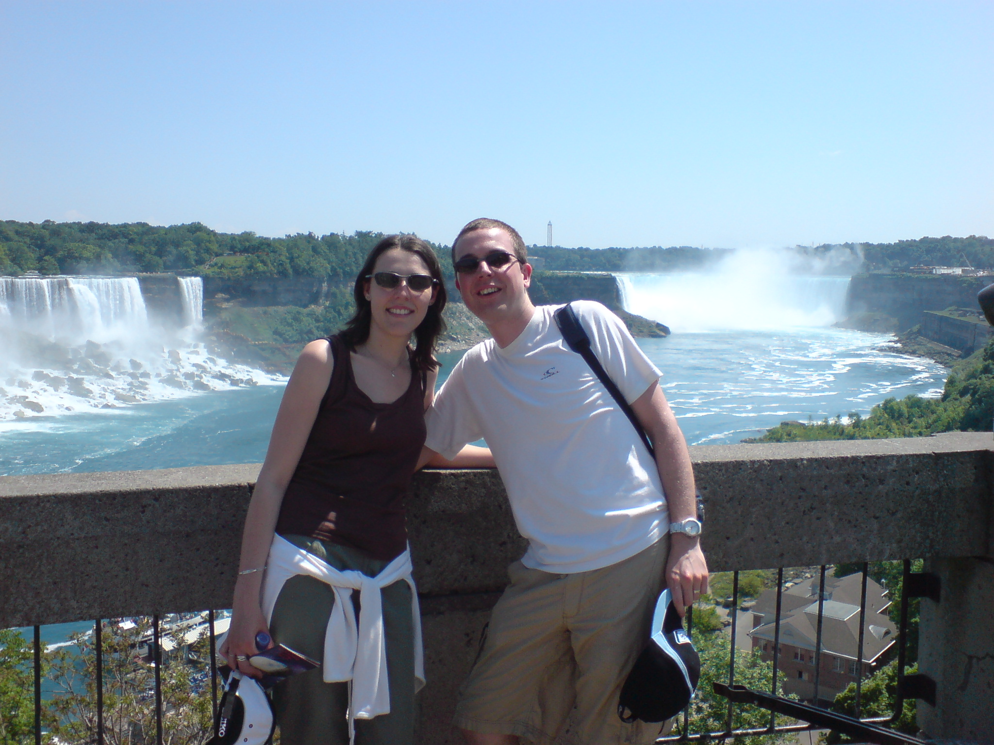 Kat and Ollie at Niagara Falls
