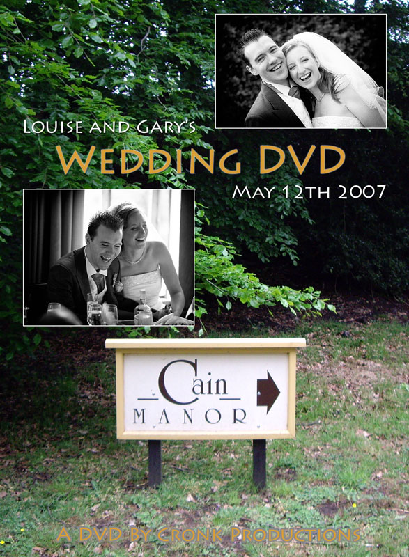 Louise and Garyâ€™s Wedding DVD Cover